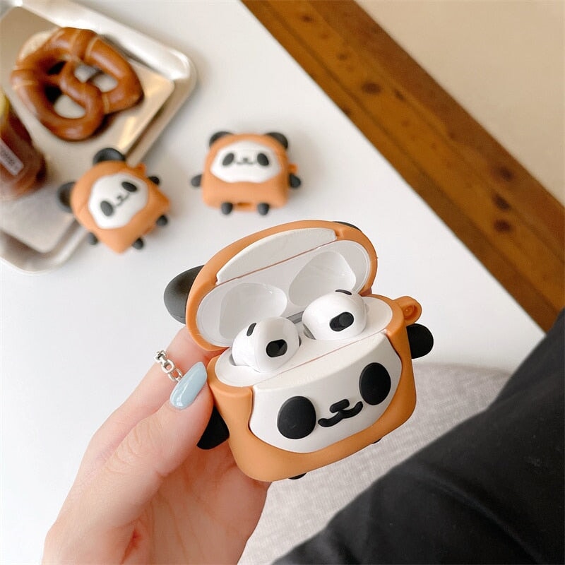 Cute Panda Biscuit Airpods Case (1&2&3&Pro)-Kawaii Dream