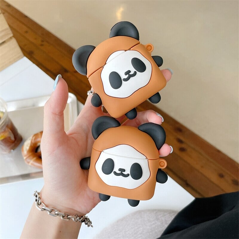 Cute Panda Biscuit Airpods Case (1&2&3&Pro)-Kawaii Dream