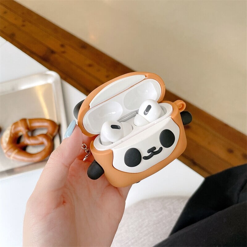 Cute Panda Biscuit Airpods Case (1&2&3&Pro)-Kawaii Dream