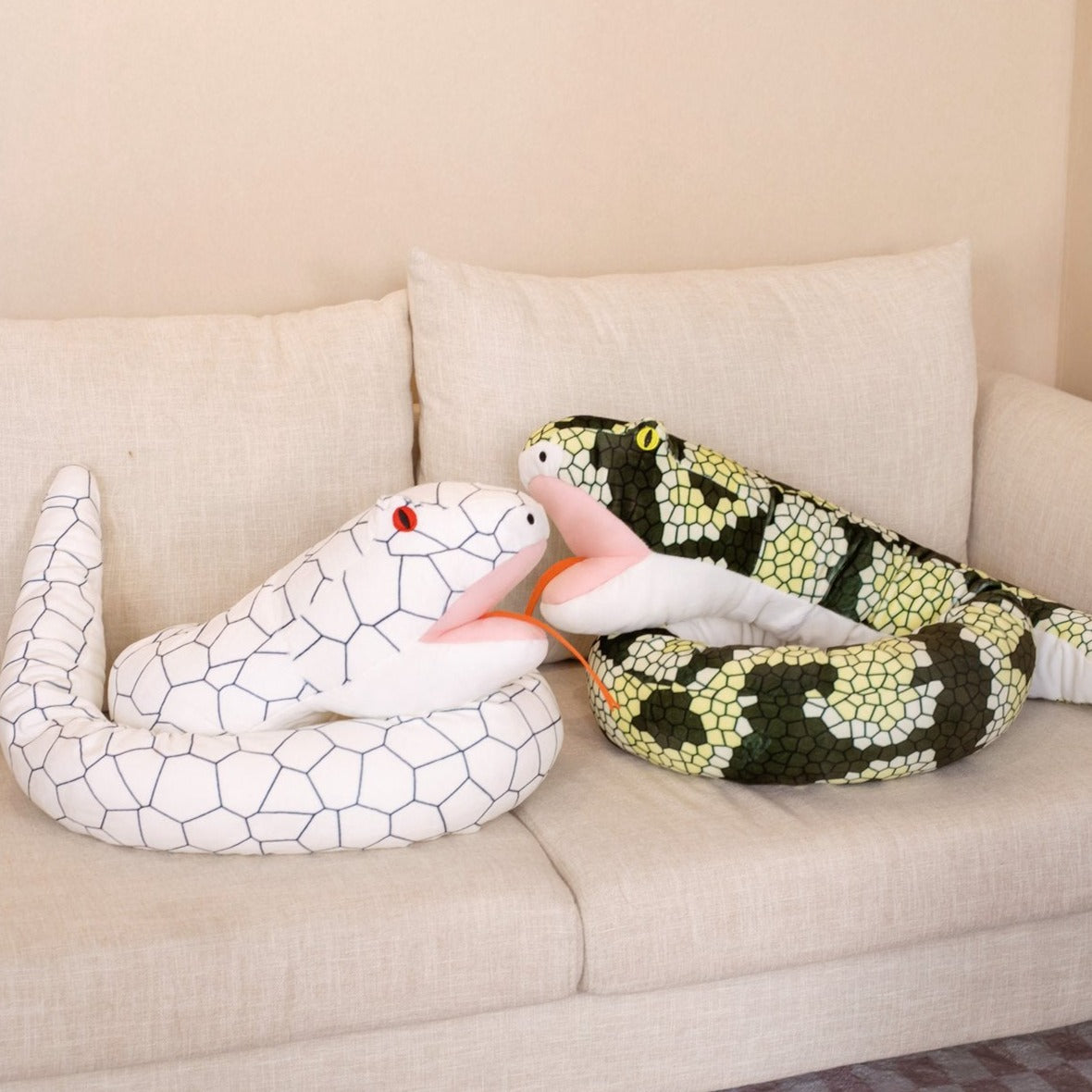 Diablo & Ivy the 63" Snake Plushies-Kawaii Dream