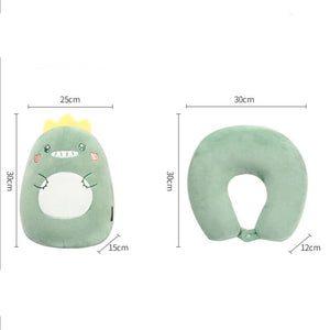 Dino 2 in 1 Travel Neck Support Pillow & Plushie-Kawaii Dream