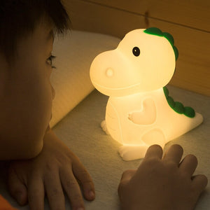 Dinosaur Silicone LED Night Light Cartoon Children-Kawaii Dream