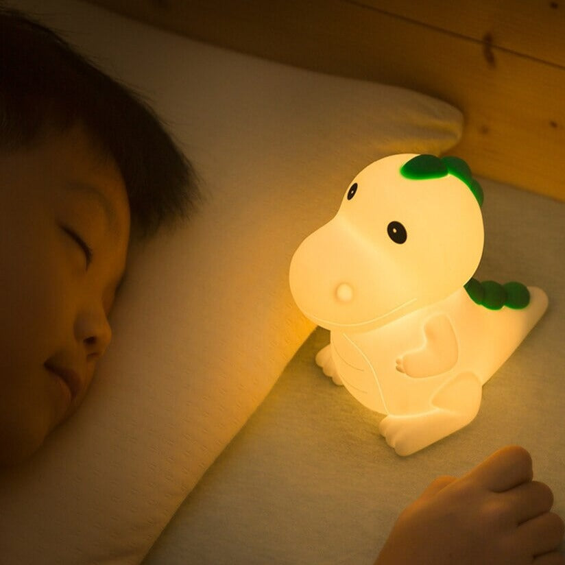 Dinosaur Silicone LED Night Light Cartoon Children-Kawaii Dream