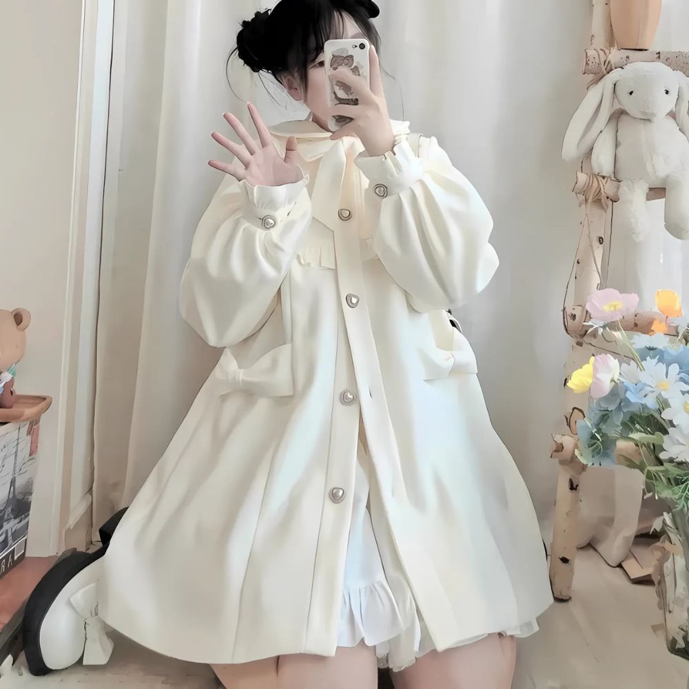 Dolly Cream Button Up Jacket