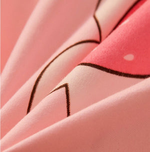 Dreaming Strawberry Kawaii Bedding Set without Bed Sheet-Kawaii Dream