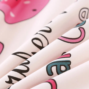 Dreams Come True White Strawberry Bedding Set-Kawaii Dream