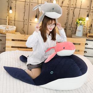 Dreamy Giant Blue Eye Whales Plushie-Kawaii Dream
