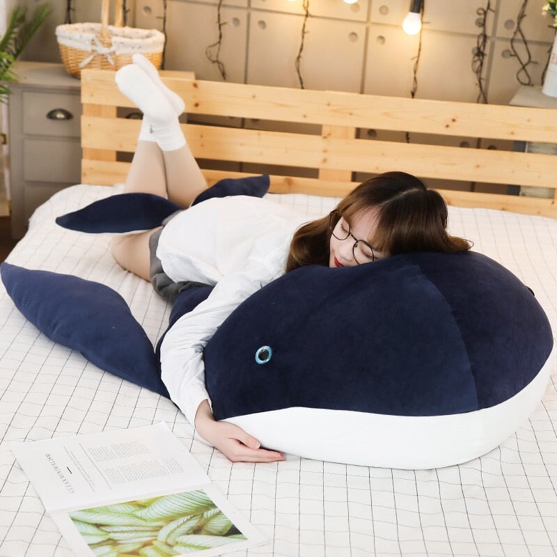 Dreamy Giant Blue Eye Whales Plushie-Kawaii Dream