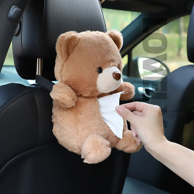 Duck and Bear Car Plush Tissue Box Cover-Kawaii Dream