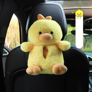 Duck and Bear Car Plush Tissue Box Cover-Kawaii Dream