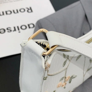 Elegant Lace Floral Shoulder Bag-Kawaii Dream