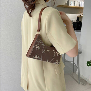 Elegant Lace Floral Shoulder Bag-Kawaii Dream