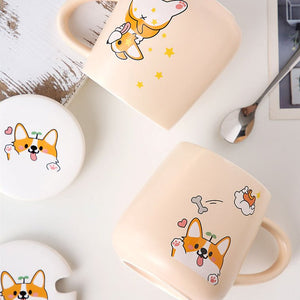 Emotional Corgi Mug-Kawaii Dream