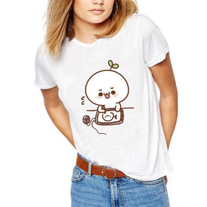 Emotional Kawaii Turnip Cotton Tee-shirt-Kawaii Dream
