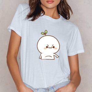 Emotional Kawaii Turnip Cotton Tee-shirt-Kawaii Dream