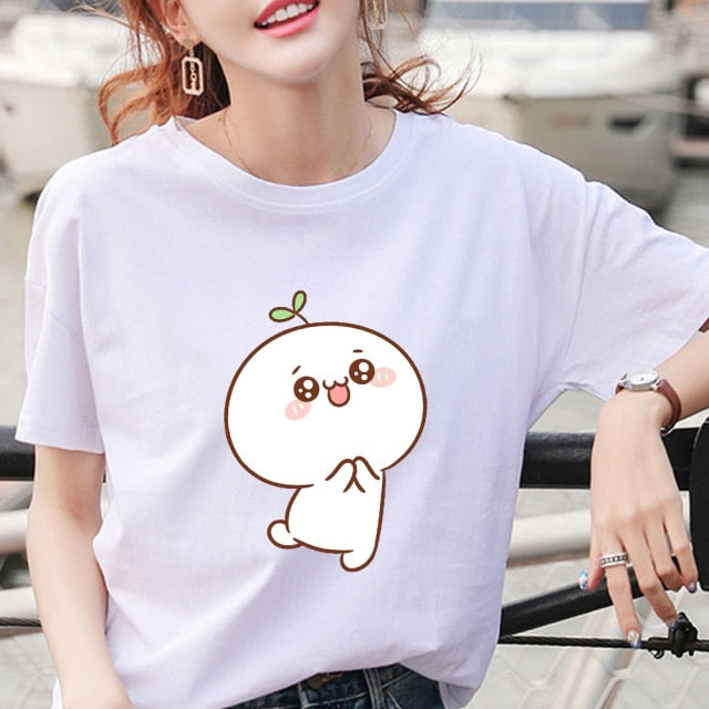 Emotional Kawaii Turnip Cotton Tee-shirt-Kawaii Dream