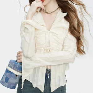 Fairytale Long Sleeve Blouse-Kawaii Dream