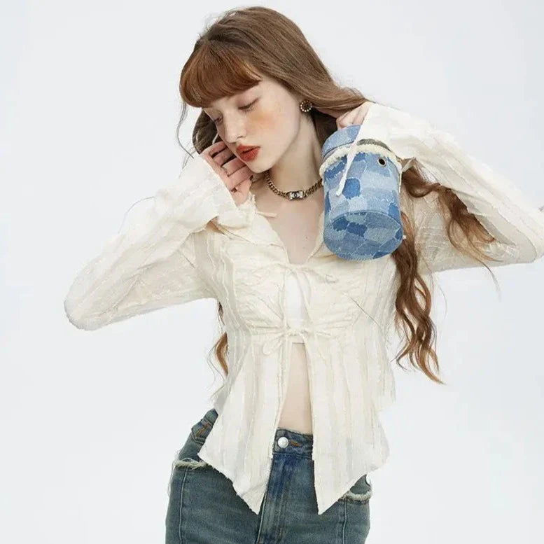 Fairytale Long Sleeve Blouse-Kawaii Dream