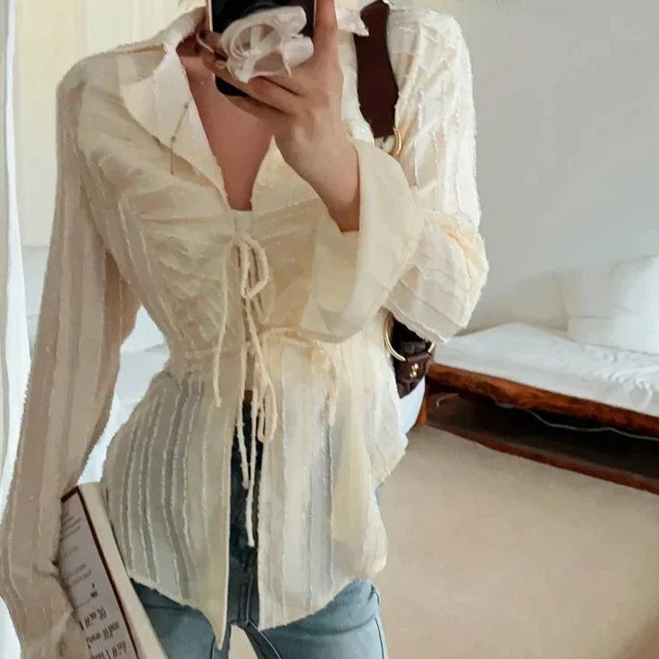 Fairytale Long Sleeve Blouse-Kawaii Dream