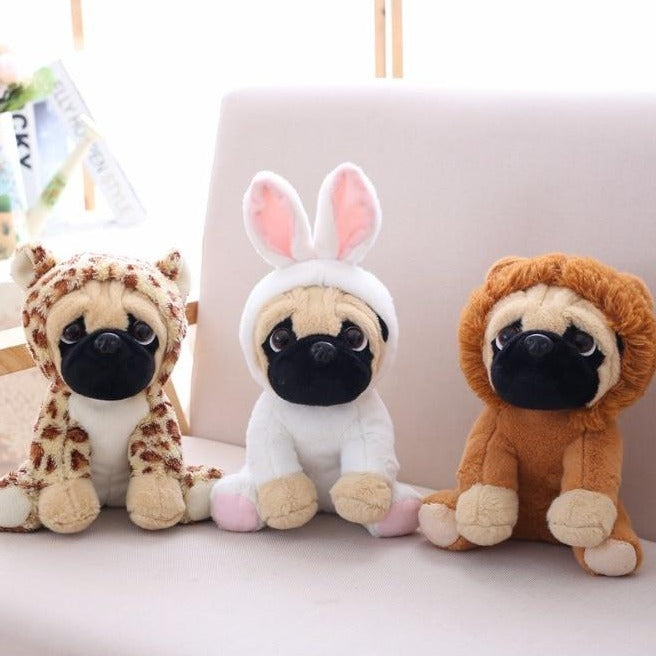 Family of Pug Plushies-Kawaii Dream