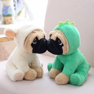 Family of Pug Plushies-Kawaii Dream