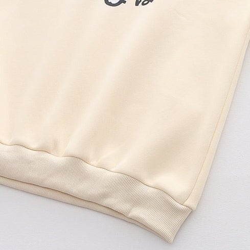 Farewell Bunny Polo Sweatshirt-Kawaii Dream