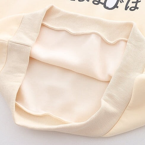 Farewell Bunny Polo Sweatshirt-Kawaii Dream