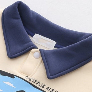 Farewell Bunny Polo Sweatshirt-Kawaii Dream