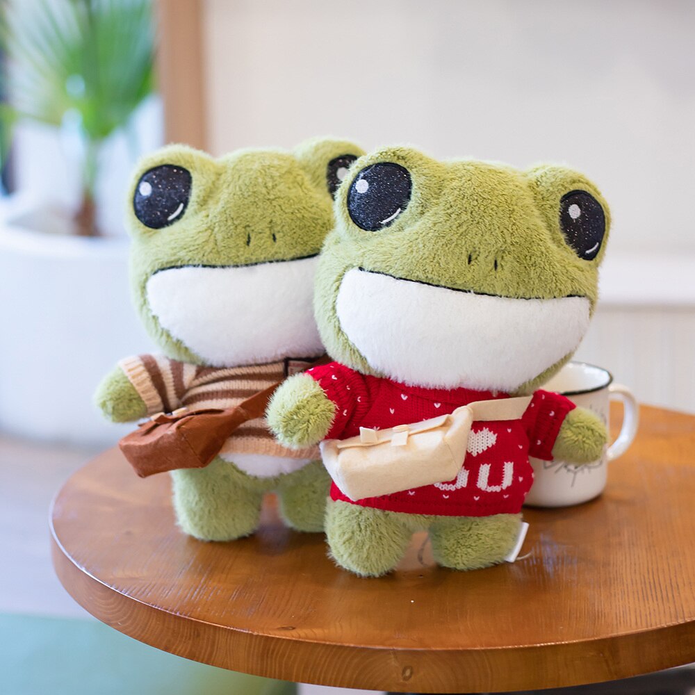 Finley the Mini Frog Plushie Collection-Kawaii Dream