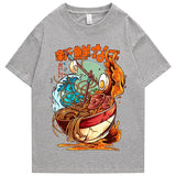Flaming Hot Wagyu Ramen Unisex Cotton Tee-Kawaii Dream