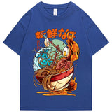 Flaming Hot Wagyu Ramen Unisex Cotton Tee-Kawaii Dream
