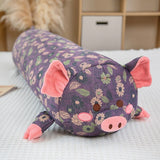 Floral Embroidered Pig Long Snuggle Buddy-Kawaii Dream