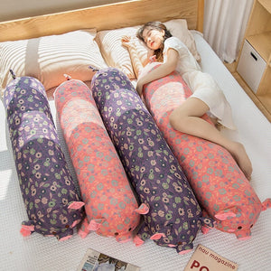 Floral Embroidered Pig Long Snuggle Buddy-Kawaii Dream