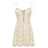 Floral French Vintage Dress Cardigan Set-Kawaii Dream