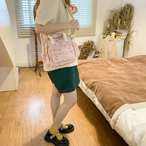 Floral Petite Small Backpack-Kawaii Dream
