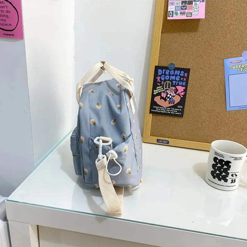 Floral Petite Small Backpack-Kawaii Dream