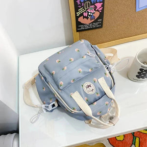 Floral Petite Small Backpack-Kawaii Dream