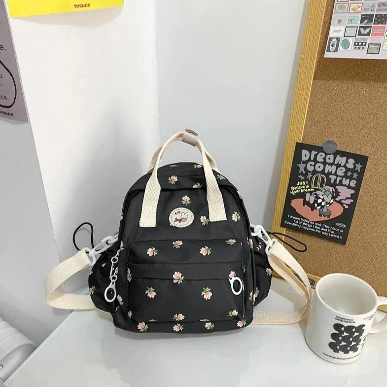 Floral Petite Small Backpack-Kawaii Dream