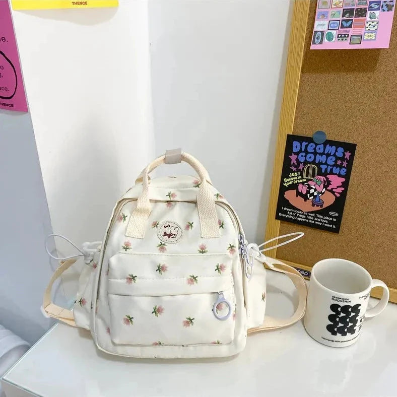 Floral Petite Small Backpack-Kawaii Dream