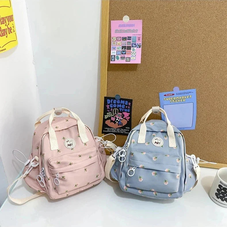 Floral Petite Small Backpack-Kawaii Dream