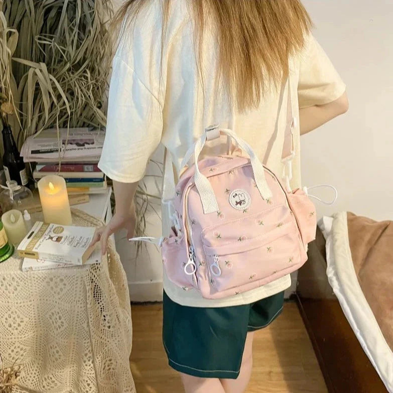 Floral Petite Small Backpack-Kawaii Dream