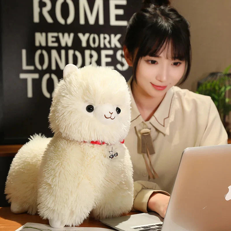 Fluffy Alpaca Llama Plushies with Bell-Kawaii Dream