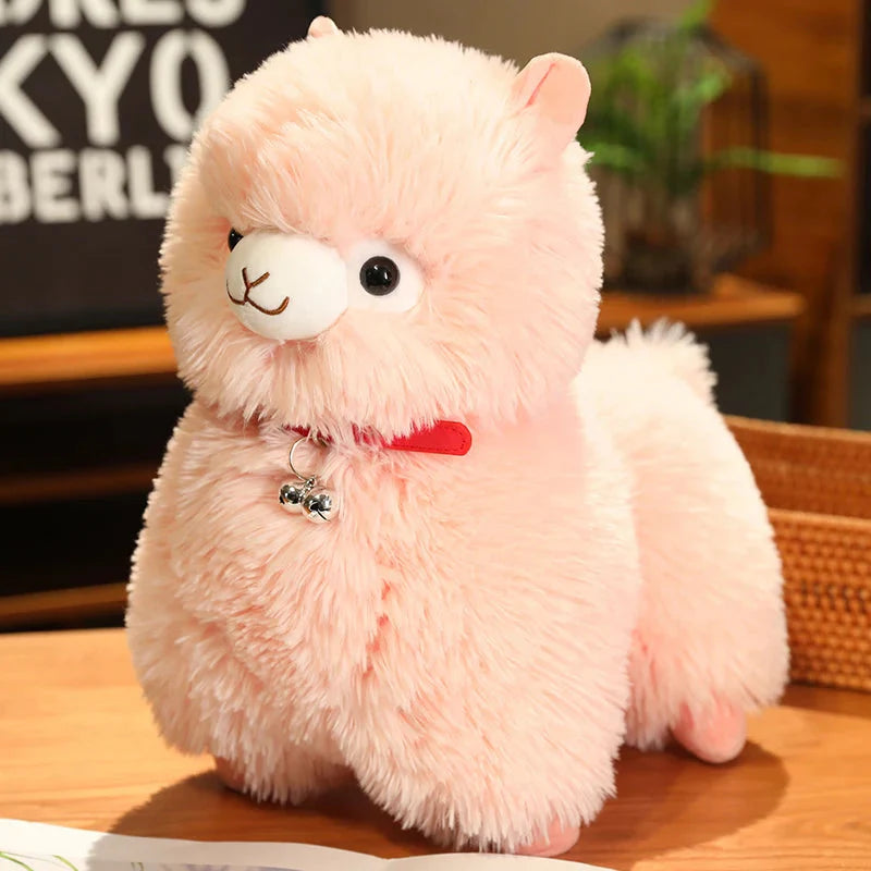 Fluffy Alpaca Llama Plushies with Bell-Kawaii Dream