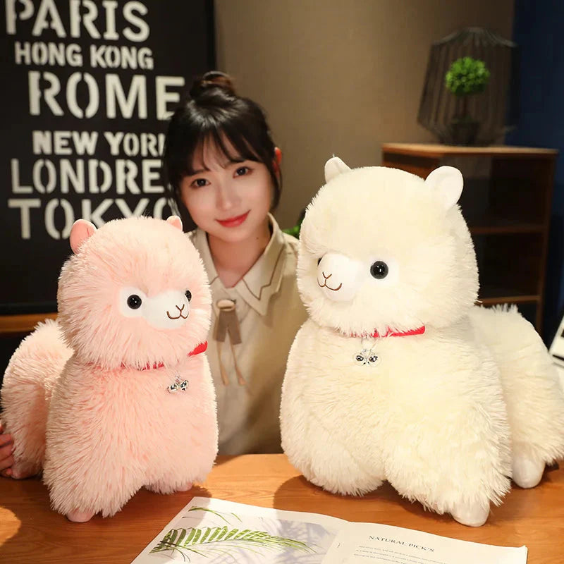 Fluffy Alpaca Llama Plushies with Bell-Kawaii Dream