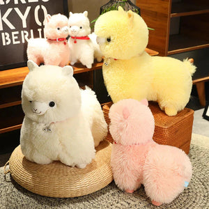 Fluffy Alpaca Llama Plushies with Bell-Kawaii Dream