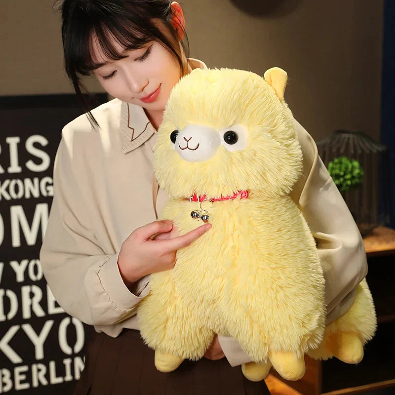 Fluffy Alpaca Llama Plushies with Bell-Kawaii Dream