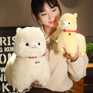 Fluffy Alpaca Llama Plushies with Bell-Kawaii Dream