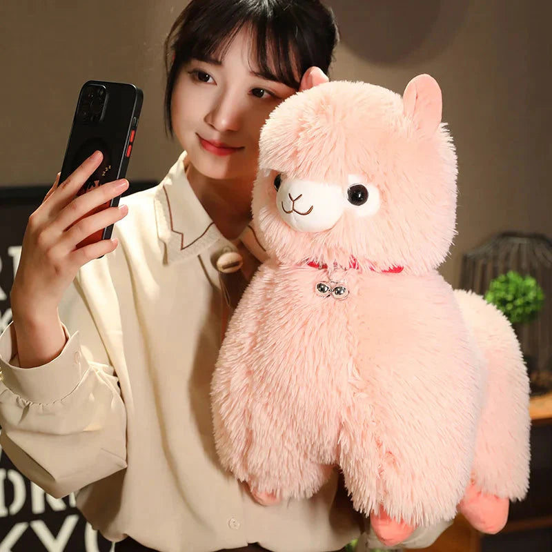 Fluffy Alpaca Llama Plushies with Bell-Kawaii Dream