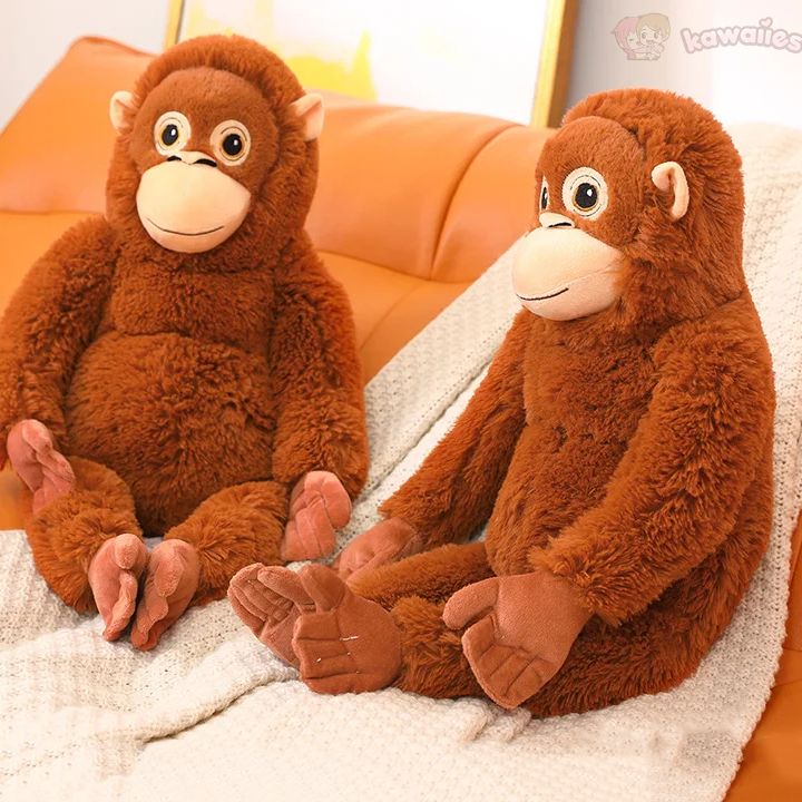 Fluffy Baby Orangutan Monkey Plushie-Kawaii Dream