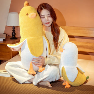 Fluffy Banana Duck Crew Plushies-Kawaii Dream